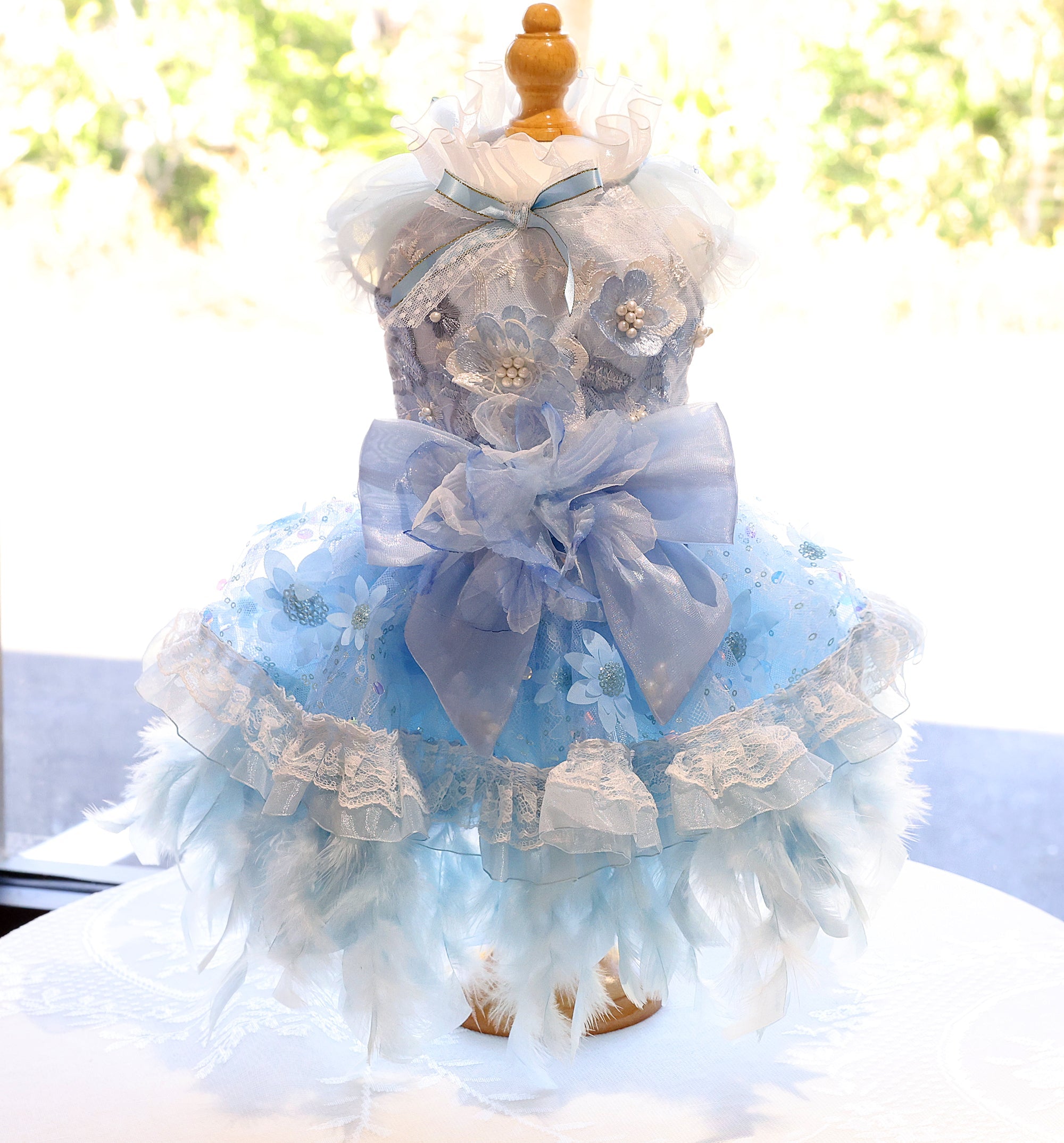 Dog Dress Feather Dream Princess Dress