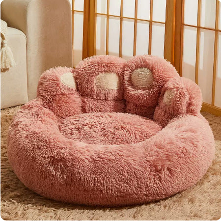 Fleece-lined Large Warm Dog Bed
