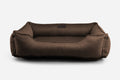 Cotton Sleeper Dog Bed Brown