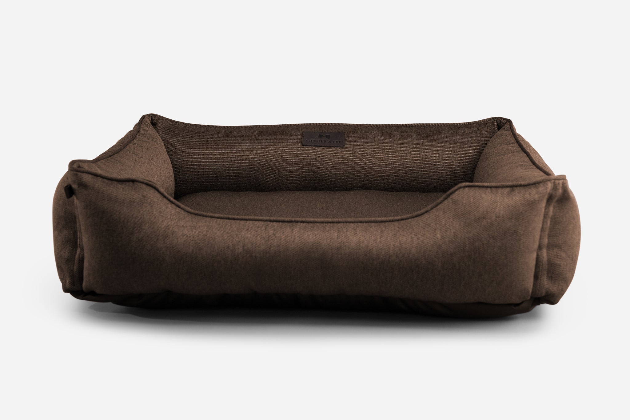 Cotton Sleeper Dog Bed Brown