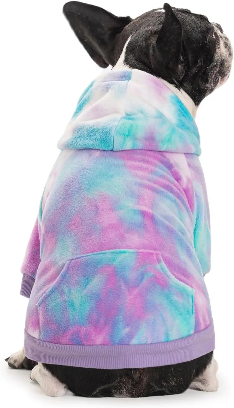 Cozy Dog Hoodie – Fleece Sweatshirt with Pockets for Small Dogs & Cats (XS-XXL)