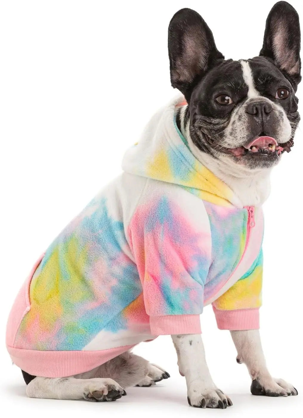 Cozy Dog Hoodie – Fleece Sweatshirt with Pockets for Small Dogs & Cats (XS-XXL)