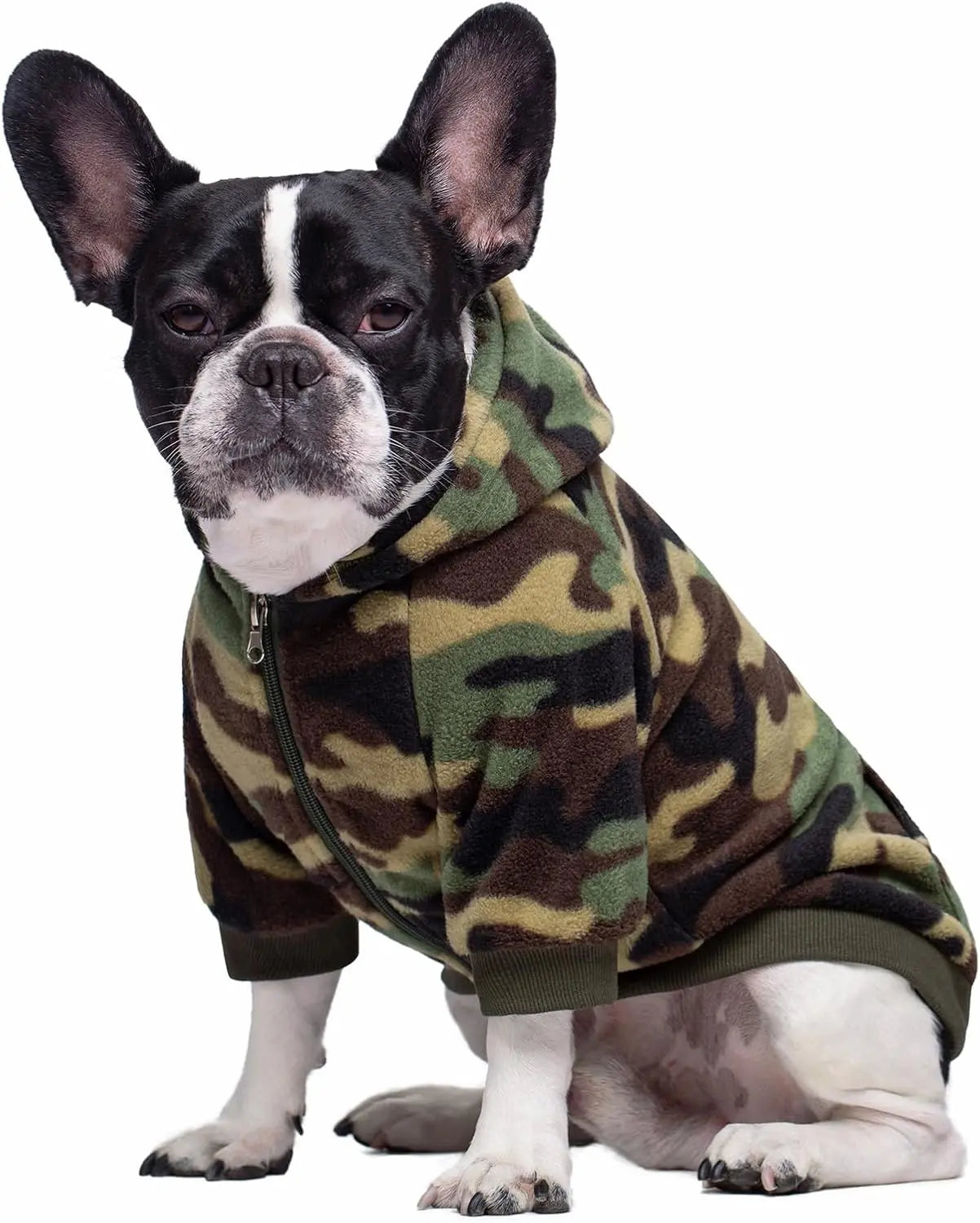 Cozy Dog Hoodie – Fleece Sweatshirt with Pockets for Small Dogs & Cats (XS-XXL)