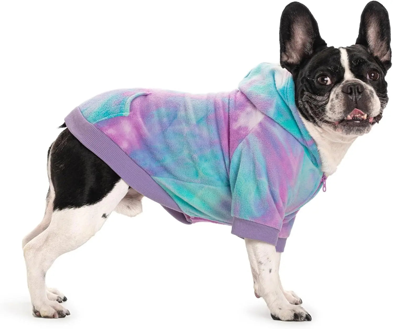 Cozy Dog Hoodie – Fleece Sweatshirt with Pockets for Small Dogs & Cats (XS-XXL)