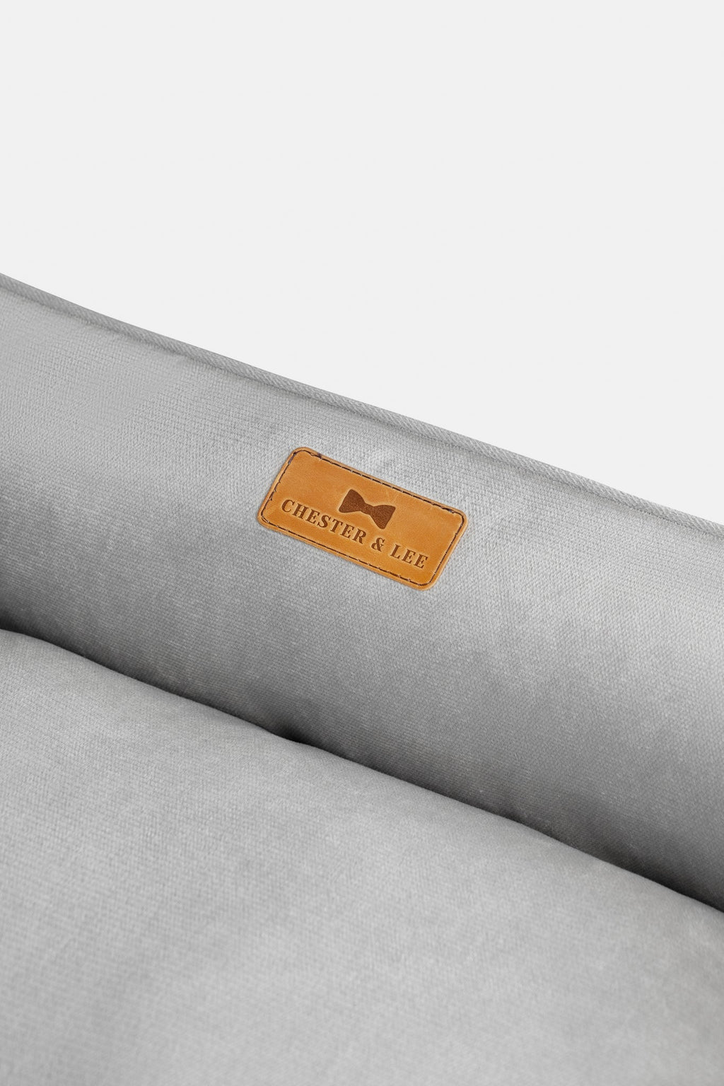 Classic Velvet Sleeper Dog Bed Gray