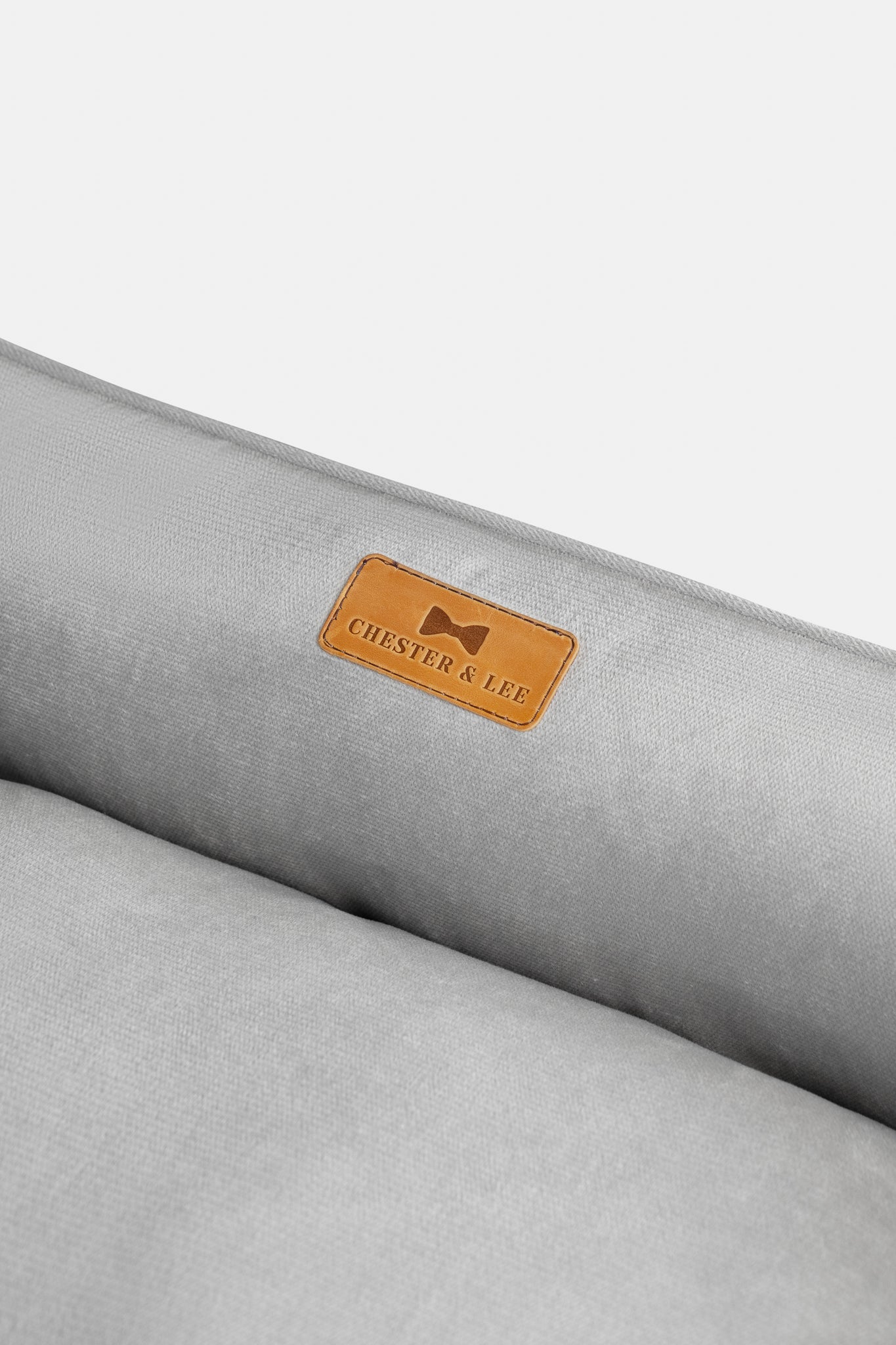 Classic Velvet Sleeper Dog Bed Gray