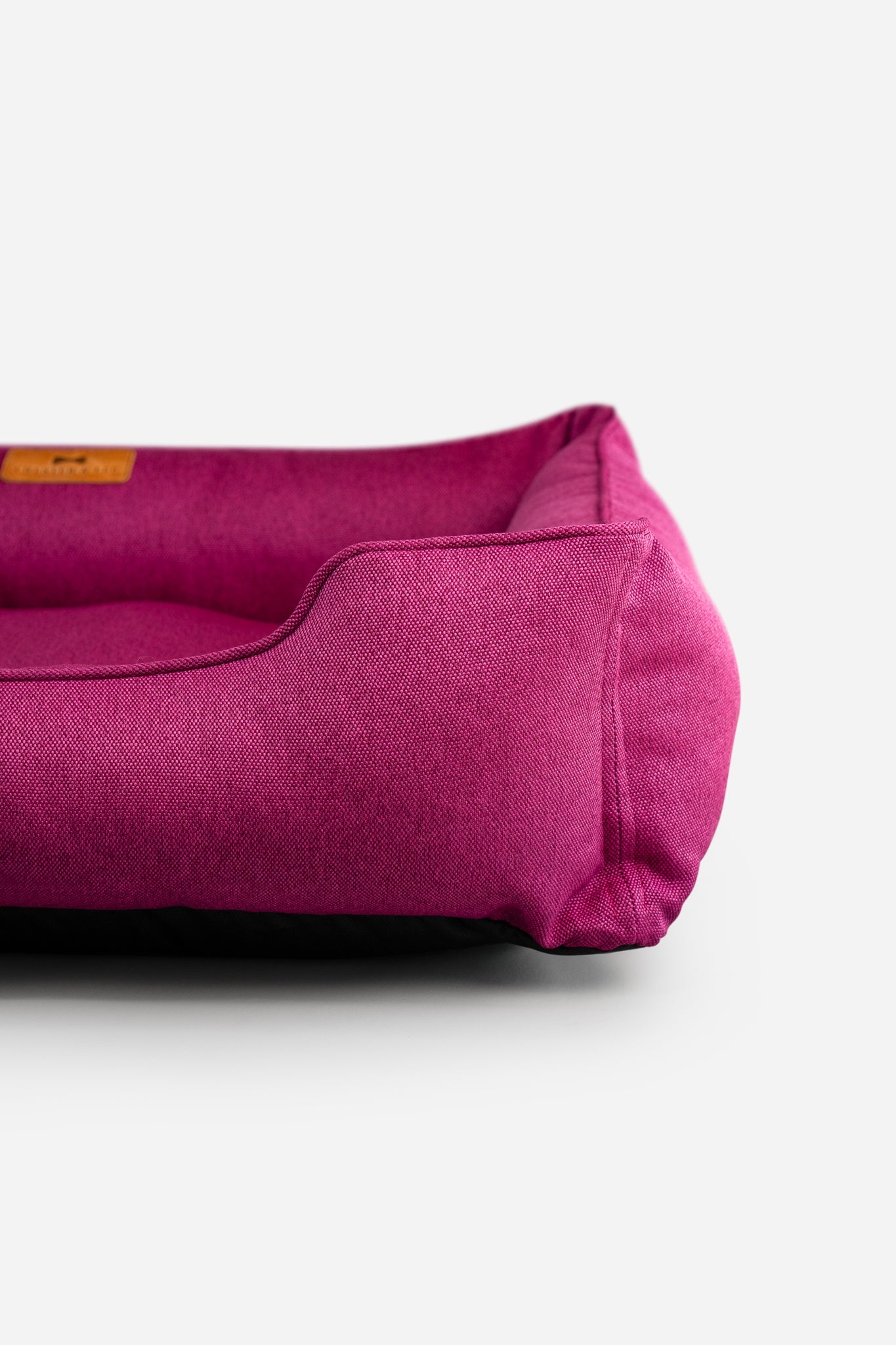 Cotton Sleeper Dog Bed Berry Pink