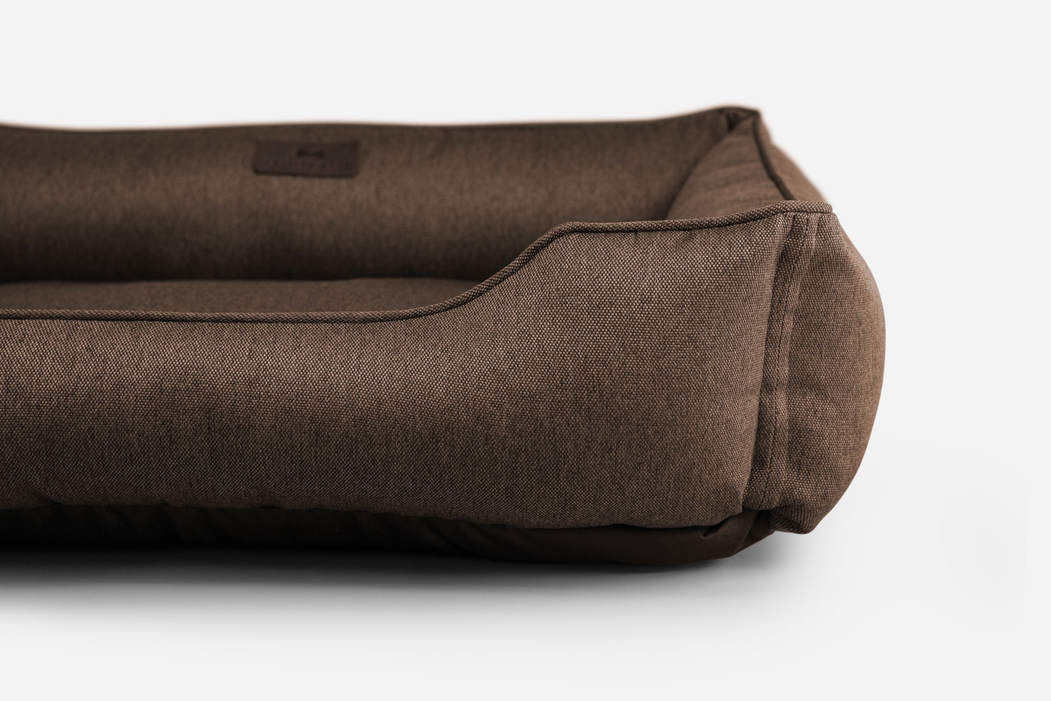 Cotton Sleeper Dog Bed Brown