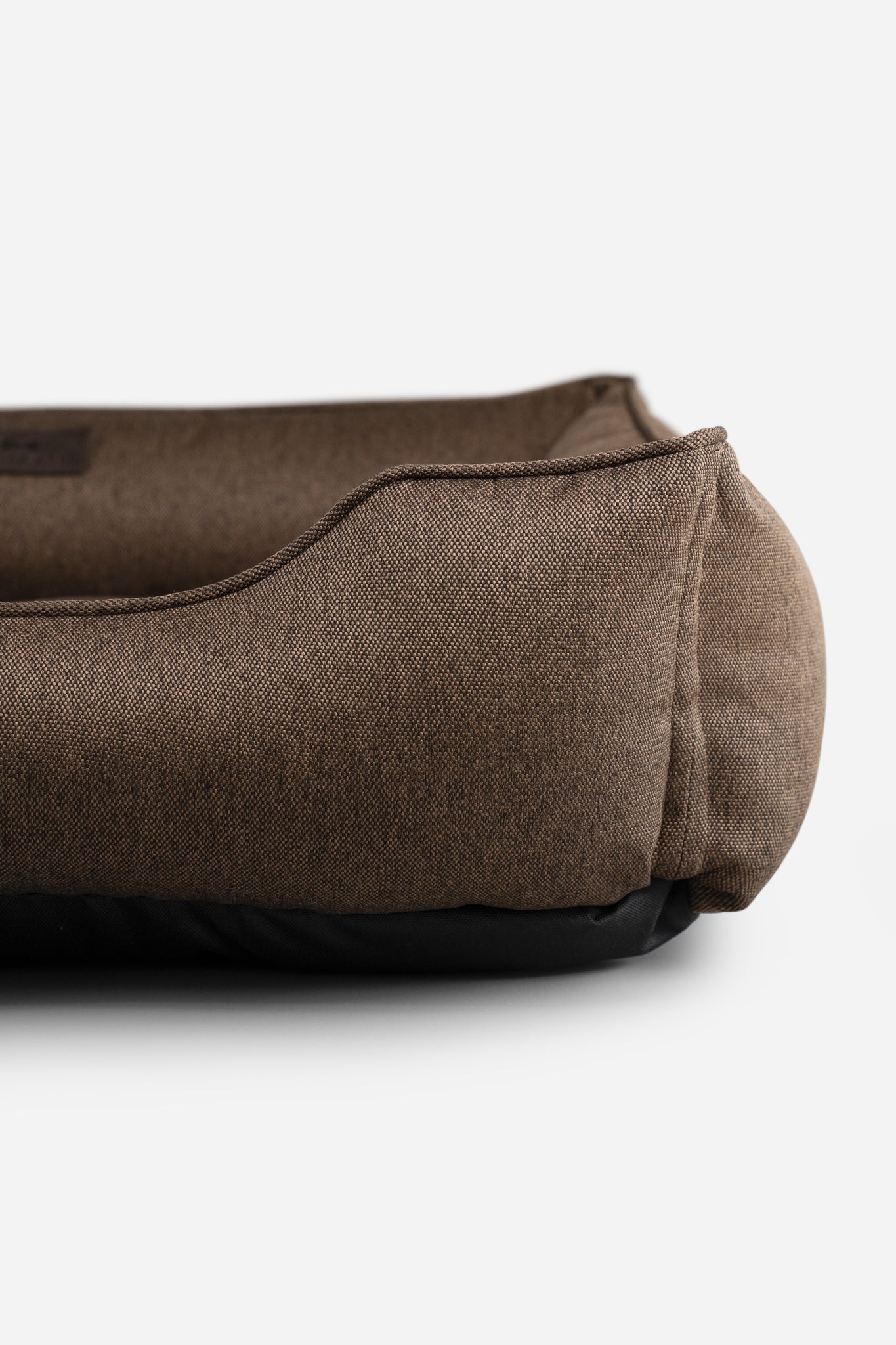 Cotton Sleeper Dog Bed Brown