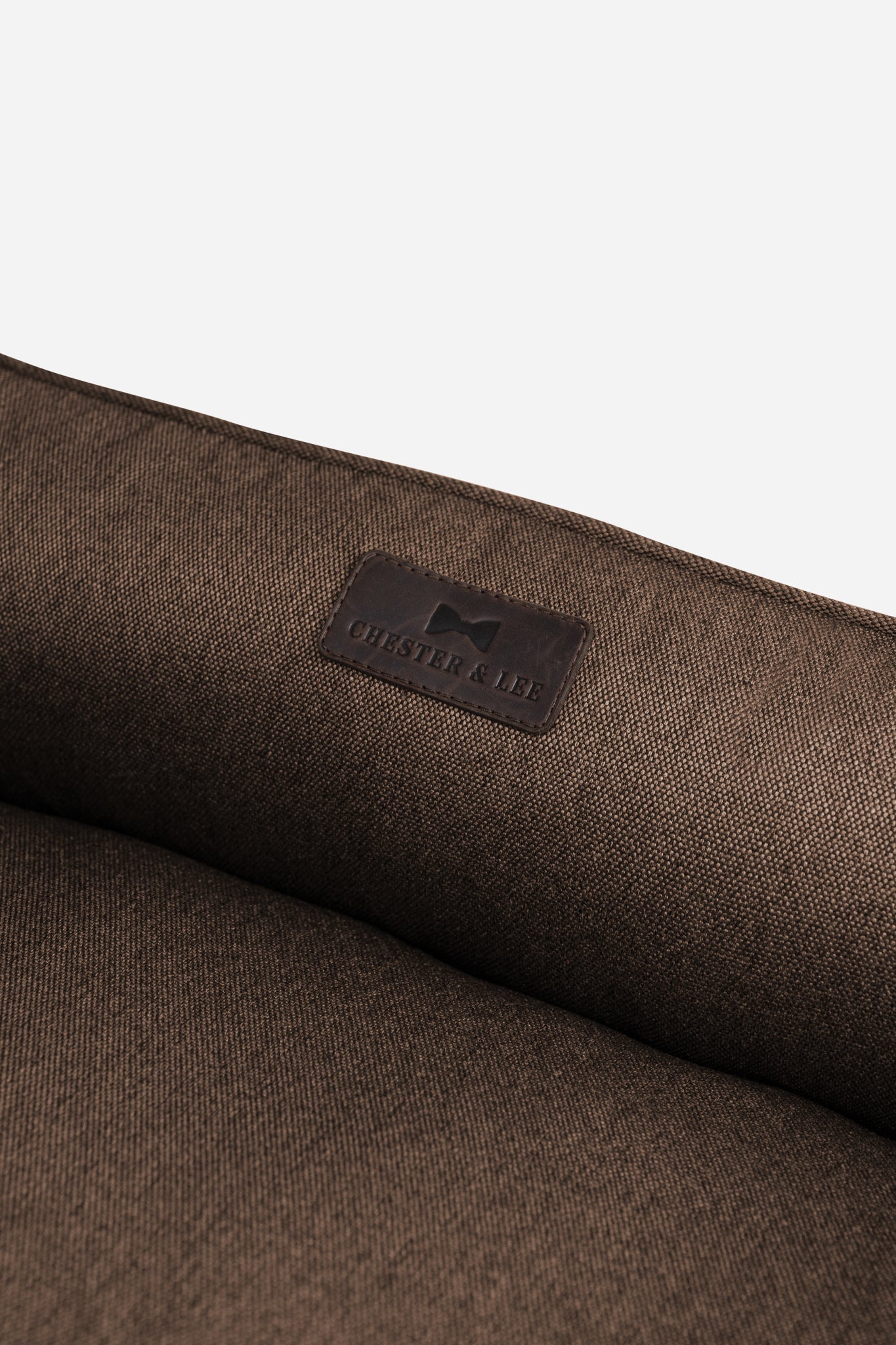Cotton Sleeper Dog Bed Brown