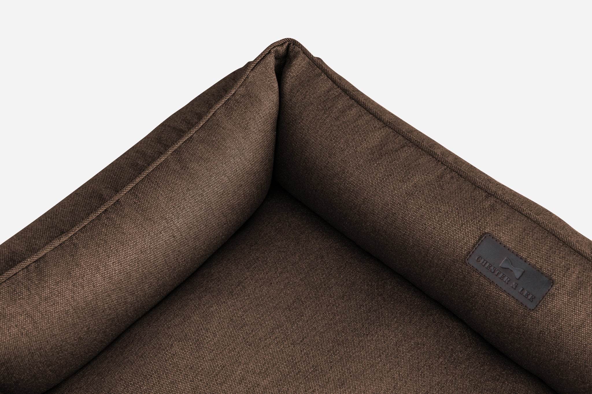 Cotton Sleeper Dog Bed Brown