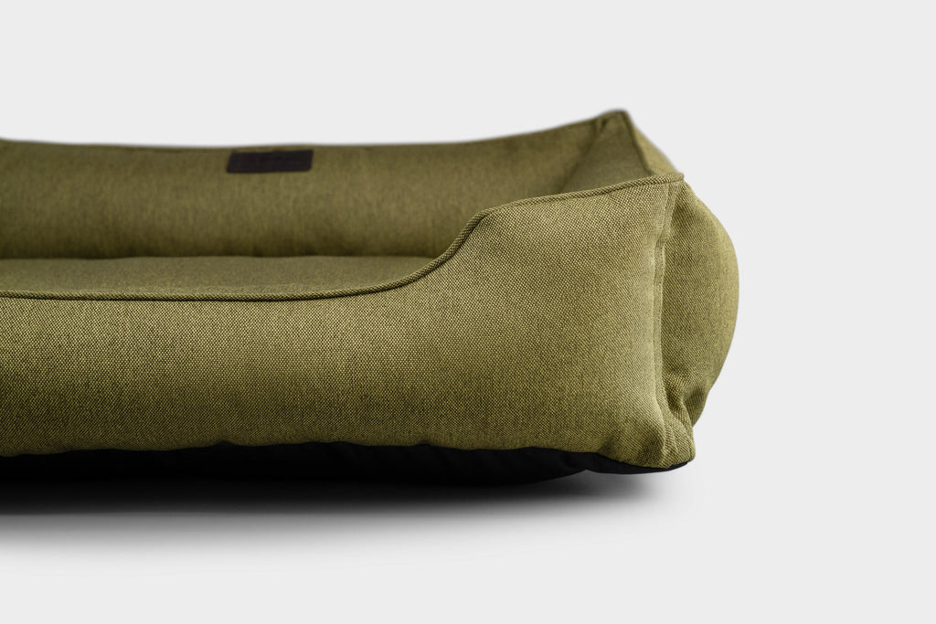 Chester & Lee | Cotton Sleeper Dog Bed Olive