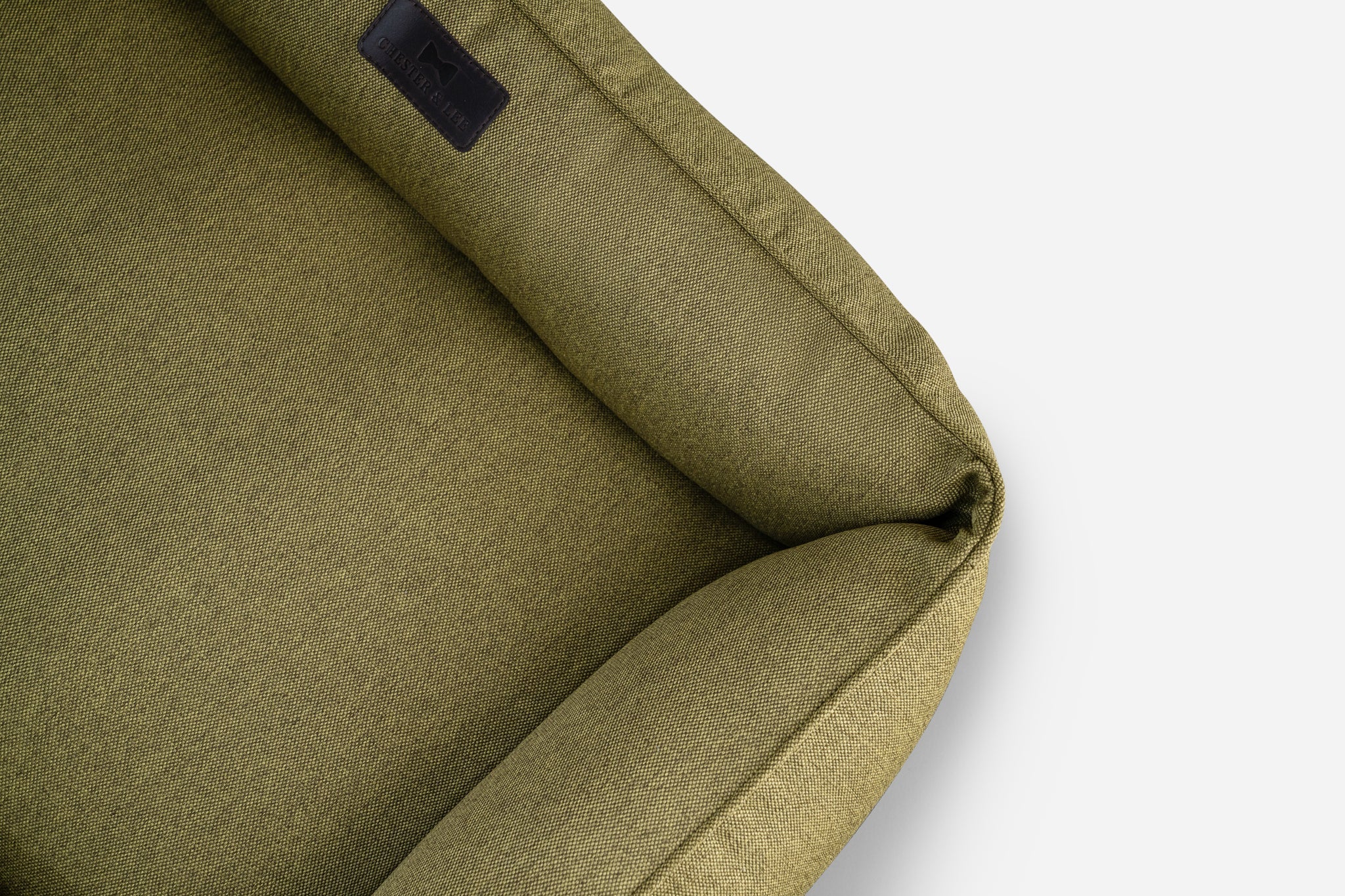 Chester & Lee | Cotton Sleeper Dog Bed Olive