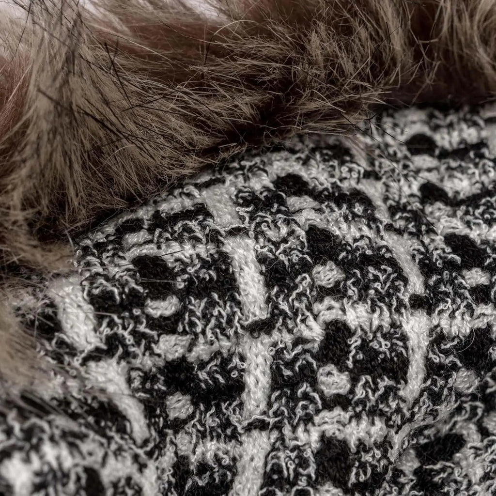 Dog Sweater Cloak Turtleneck Knit Coat XS-XL Small Dogs Winter Warm