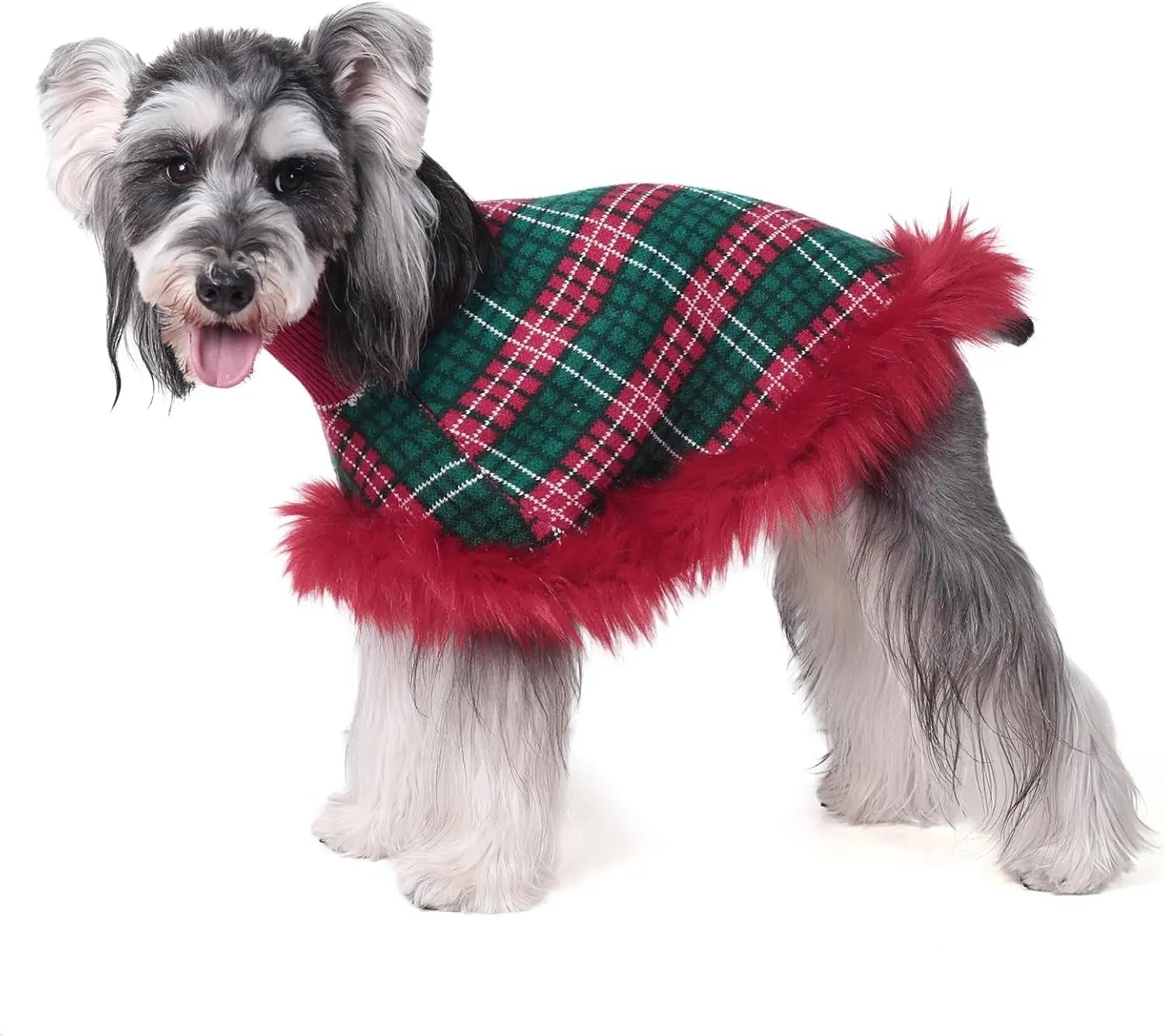 Dog Sweater Cloak Turtleneck Knit Coat XS-XL Small Dogs Winter Warm