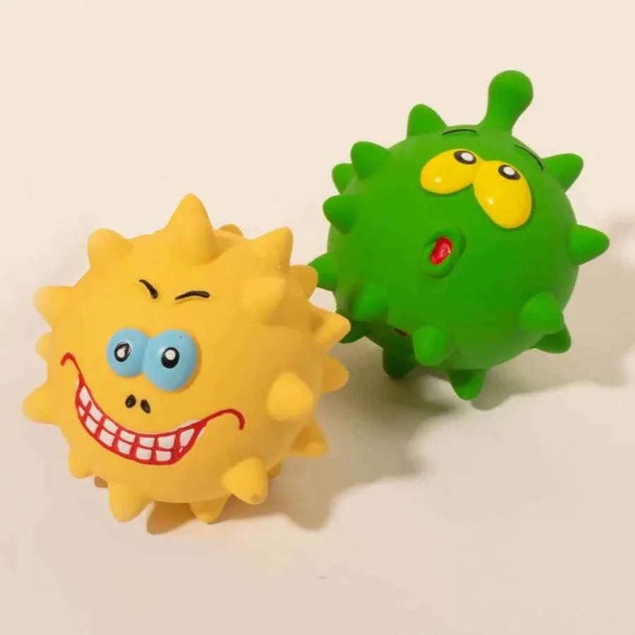 Squeaky Thorn Dog Chew Toy – Bite Resistant & Tooth Cleaning