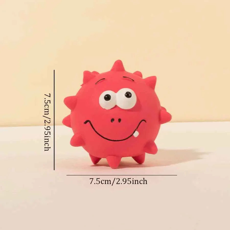 Squeaky Thorn Dog Chew Toy – Bite Resistant & Tooth Cleaning