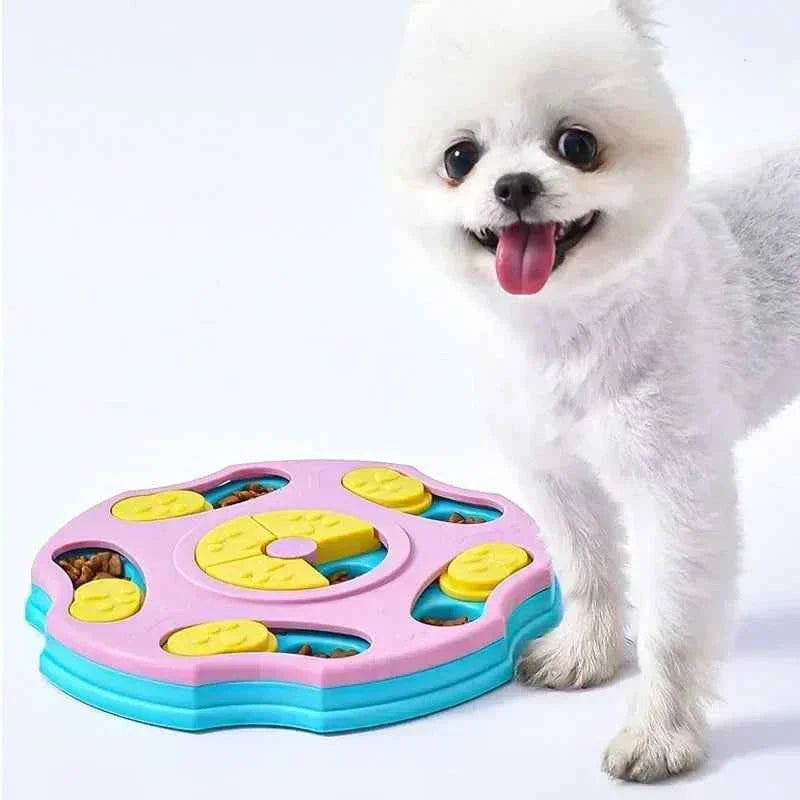Dog Puzzle Slow Feeder Toy – Interactive Treat Dispenser for Mental Stimulation