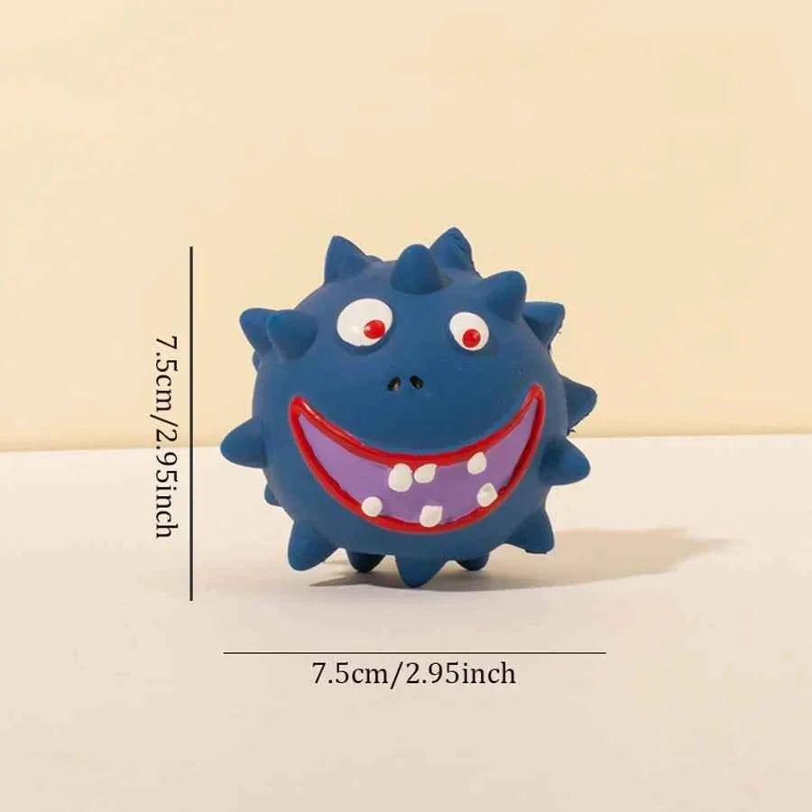 Squeaky Thorn Dog Chew Toy – Bite Resistant & Tooth Cleaning
