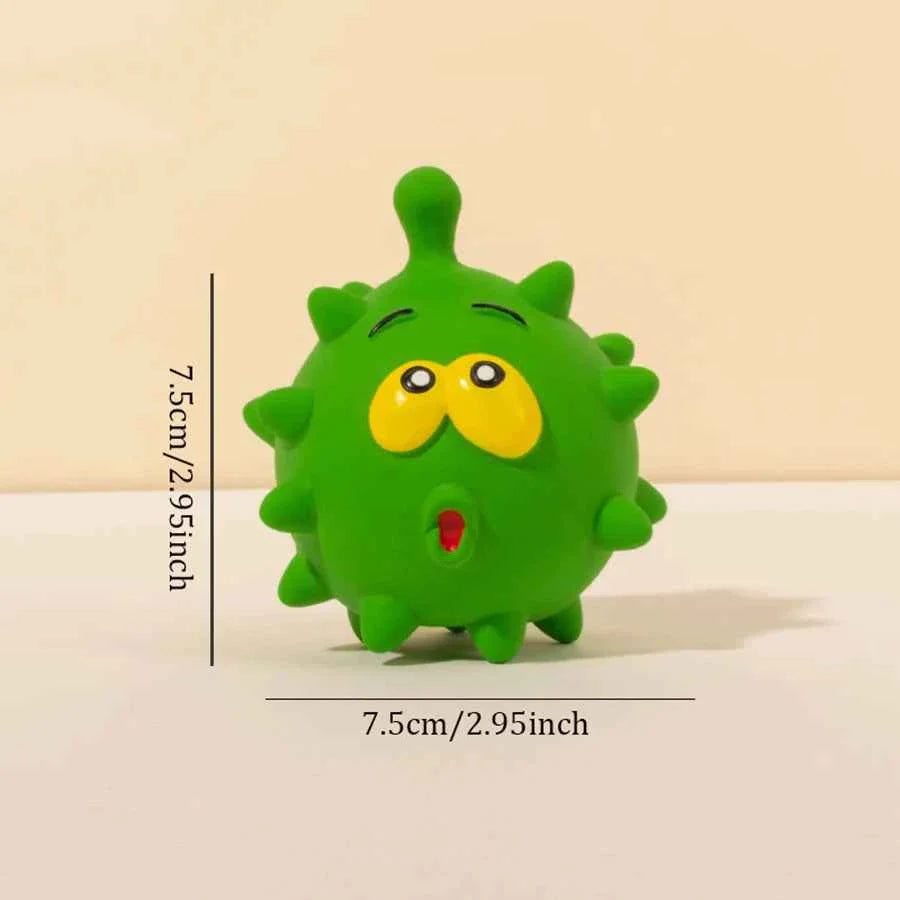 Squeaky Thorn Dog Chew Toy – Bite Resistant & Tooth Cleaning